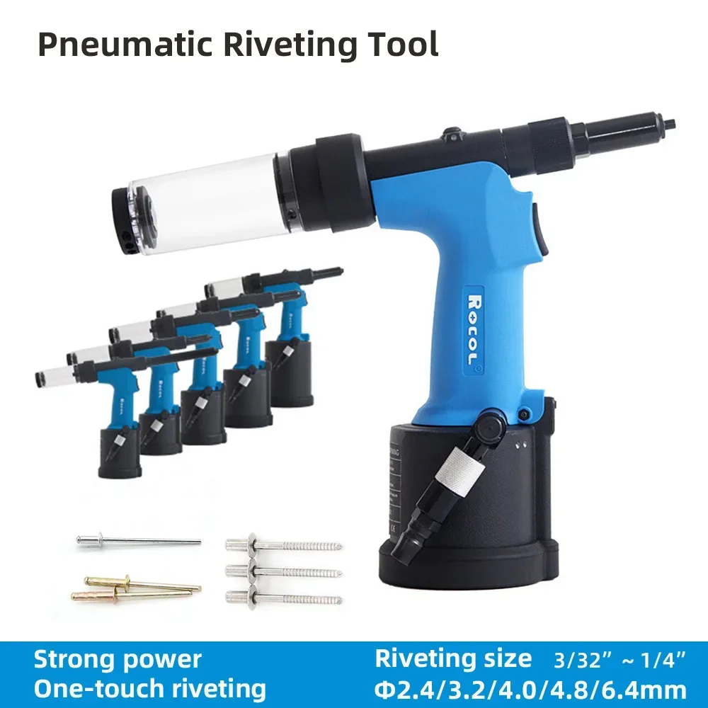 Rivet Gun Air - 空気圧ステンレス鋼リベットガン,自動リベットツール,産業用,大型,エアリベット用