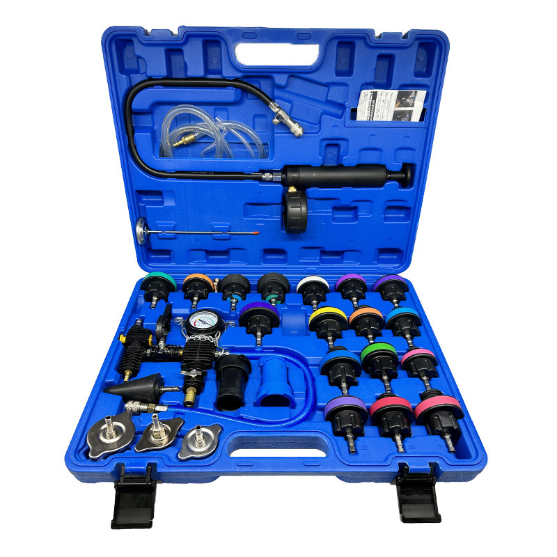 Radiator Pressure Tester - マスター冷却システム検出器とラジエーター圧力テスター温度キット34個、28個、14個入りプラスチック製自動車検査ツール