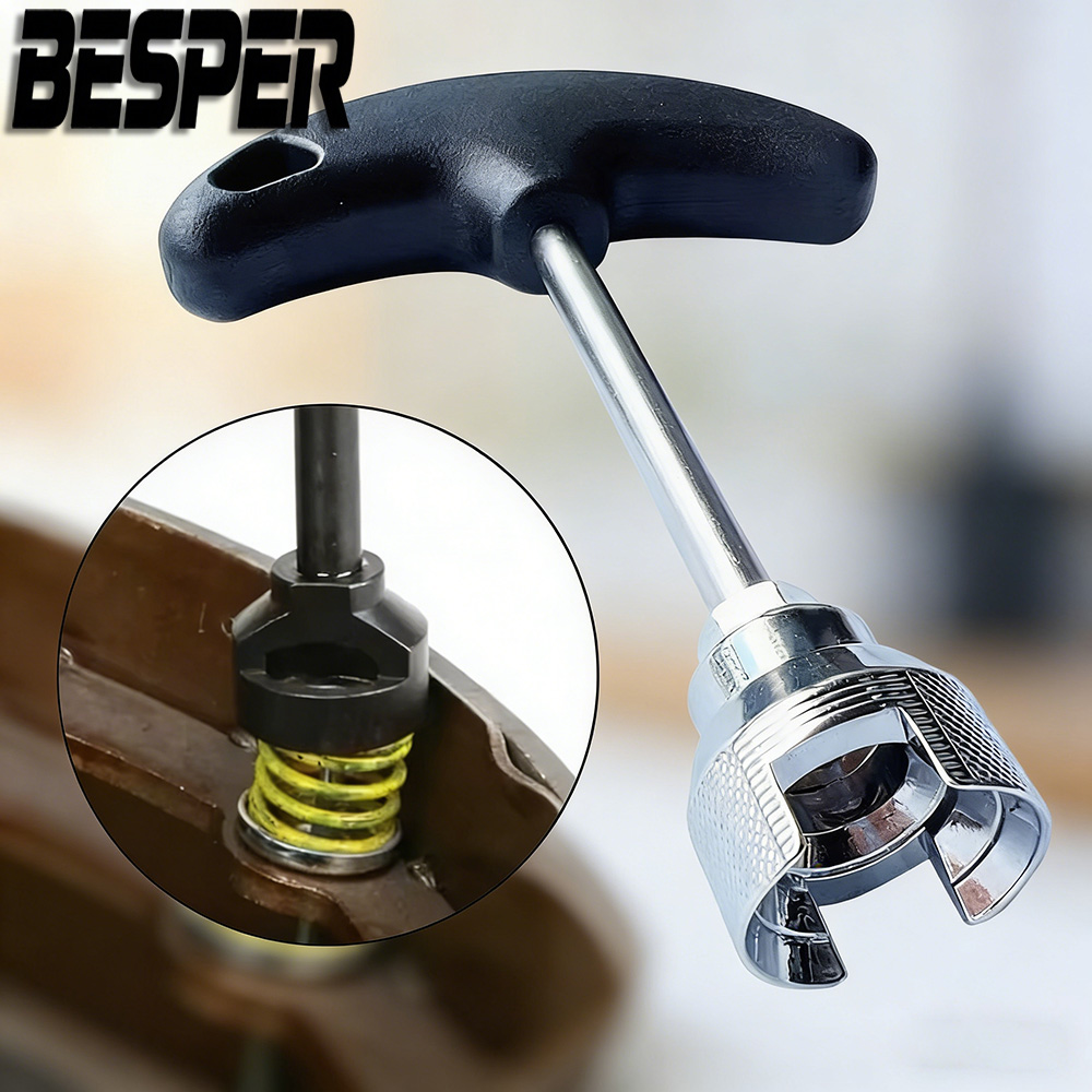 Spring Compressor Tool - ブレーキスプリング調整ツール、人間工学に基づいたグリップ付きヘビーデューティーブレーキスプリングコンプレッサーツール、汎用車トラックブレーキ修理ツール