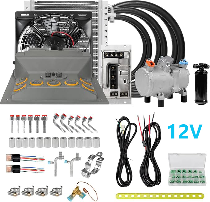 TELCOOL 12V DC 自動車用電動エアコンルーフエバ - Air Compressor のレビューと価格