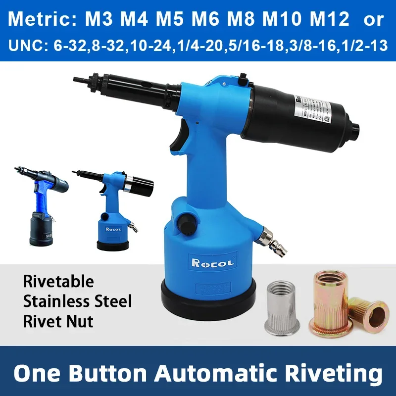 油圧式空気圧式リベットガン,リベット設定,リベットメートルM - Rivet Gun Air のレビューと価格