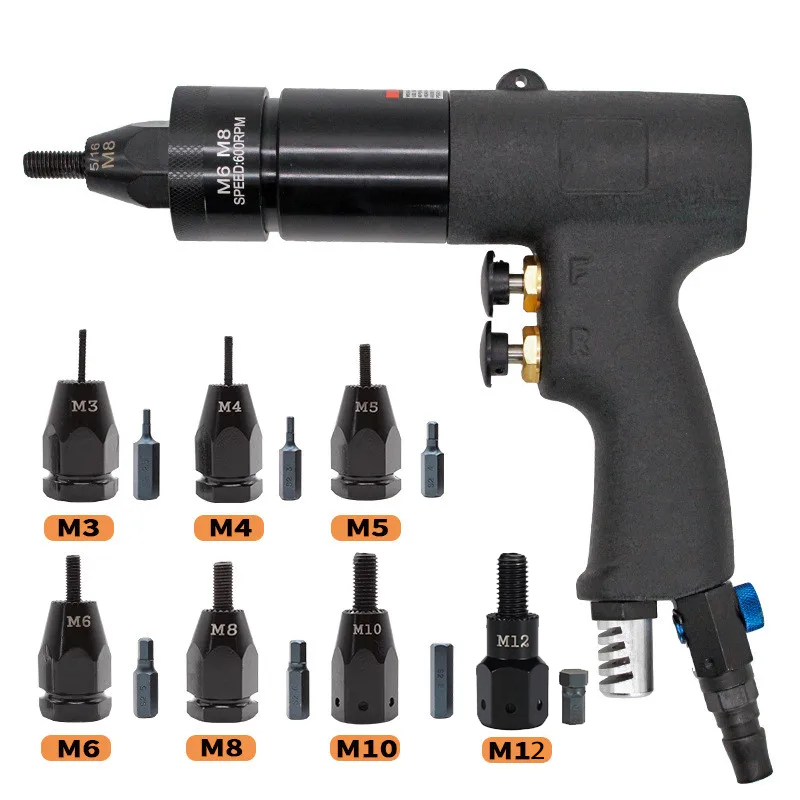 2026年式セルフロック式空気圧リベットナットガン、M3 M - Rivet Gun Air のレビューと価格